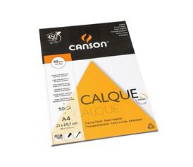 Papier calque Satin Canson 50/55 g/m² feuille 50x65 cm