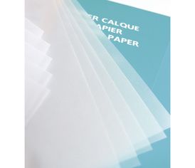 Color Copy Paper 50Pcs Papier Calque Trace Papier Papier Clair Copie de  Impression à Dessin Calque pour Croquis Traçage Dessi [409]